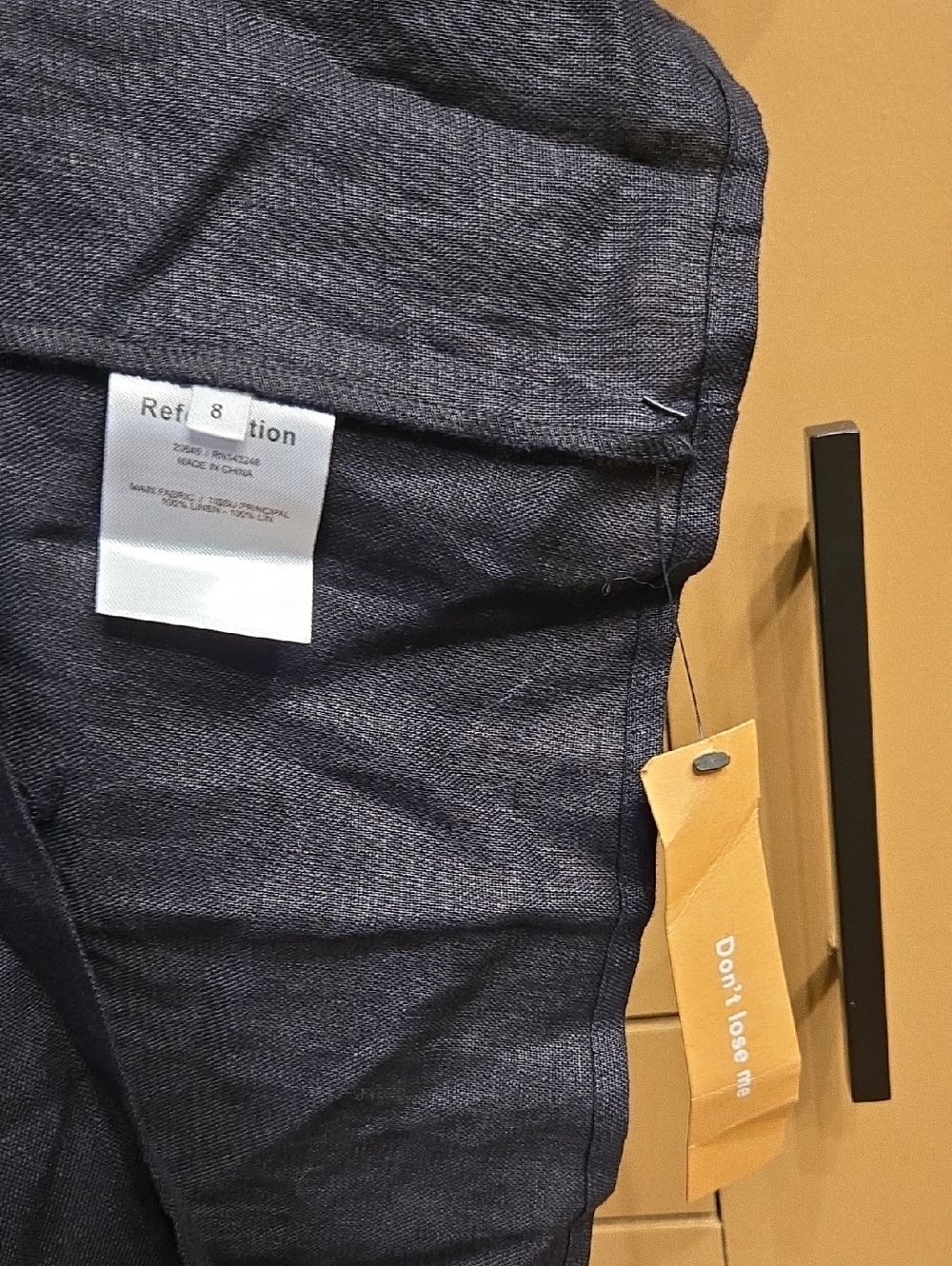 Reformation Palm Linen Skirt Size 8 - Picture 10 of 12